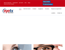 Tablet Screenshot of eyetx.com